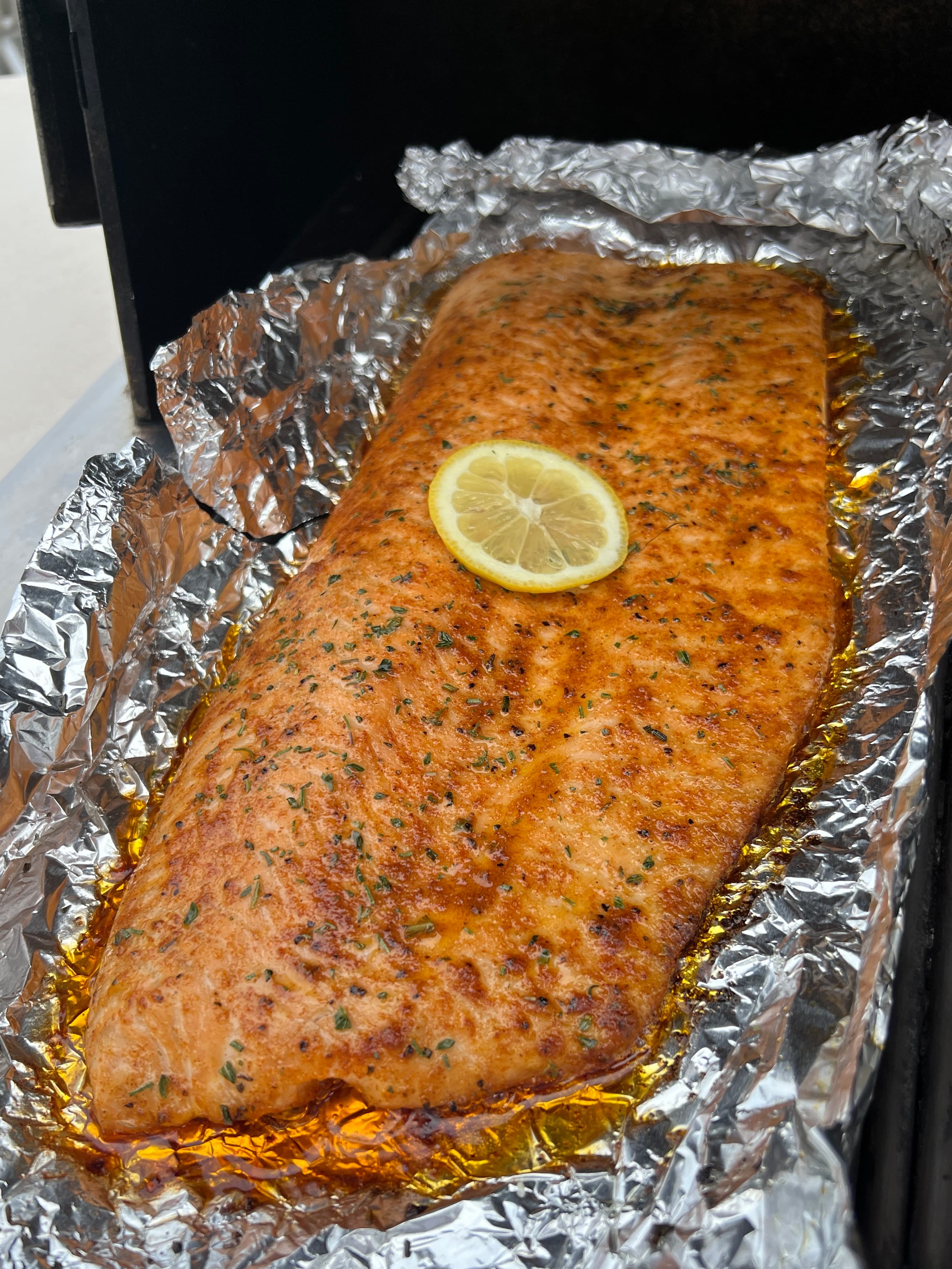 grilled salmon